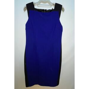T Tahari Colorblock Sheath Dress - Size‎ 12 - Full Zip at Back